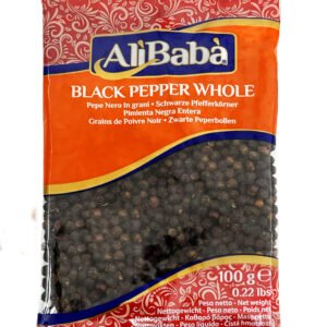 BLACK PEPPER WHOLE ALI BABA 100G