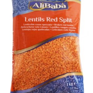 LENTILS RED SPLIT ALI BABA 1KG